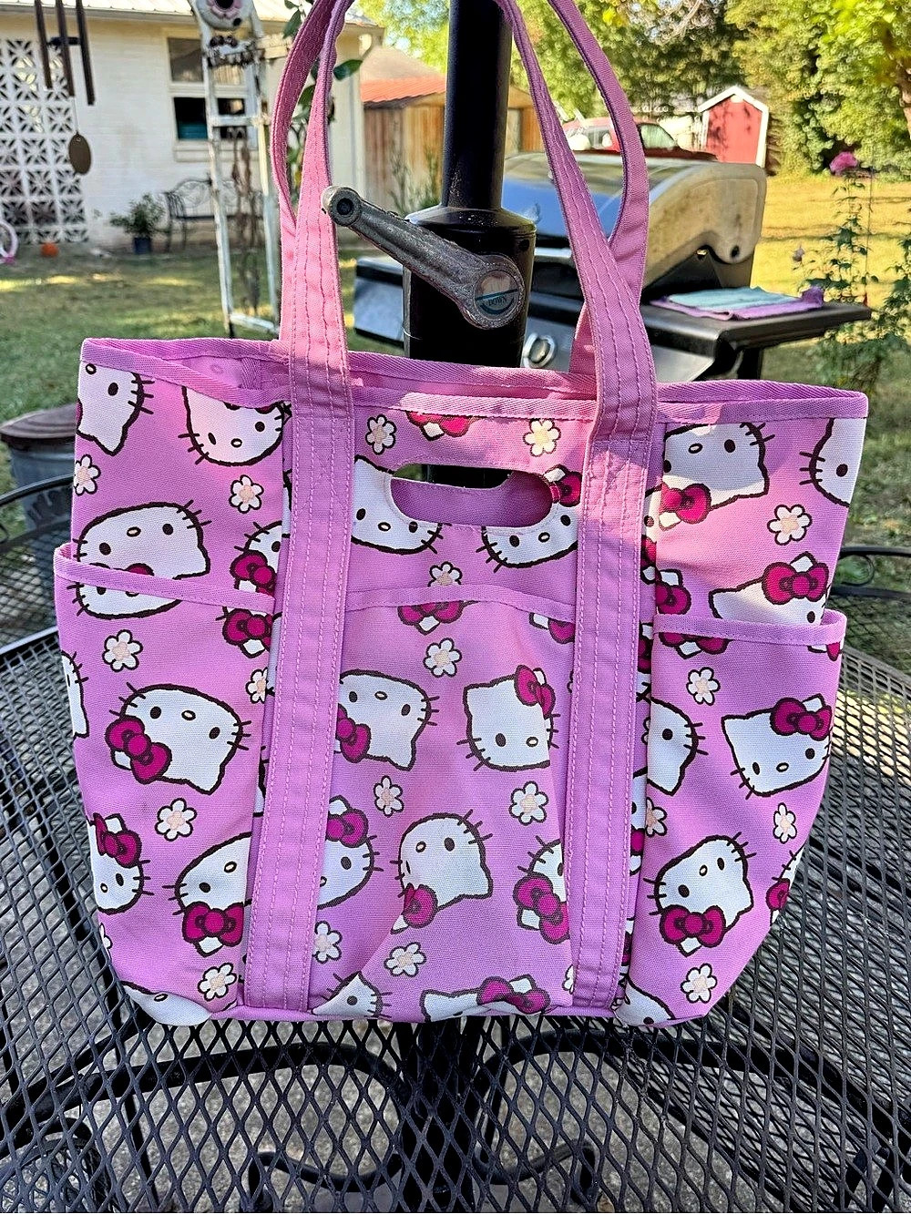 Pink & Purple Hello Kitty Tote Bag